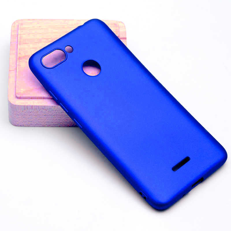 Xiaomi Redmi 6 Kılıf Zore Premier Silikon Kapak Saks Mavi