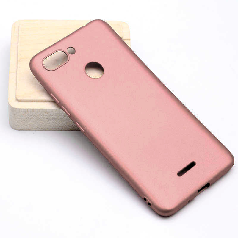 Xiaomi Redmi 6 Kılıf Zore Premier Silikon Kapak Rose Gold
