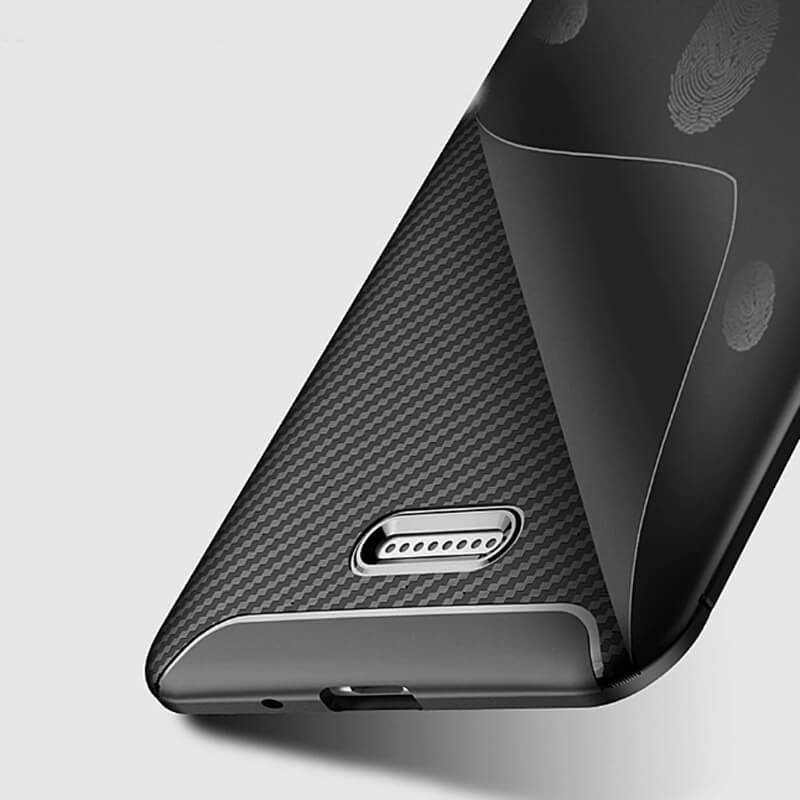 Xiaomi Redmi 6A Kılıf Zore Negro Silikon Kapak Lacivert
