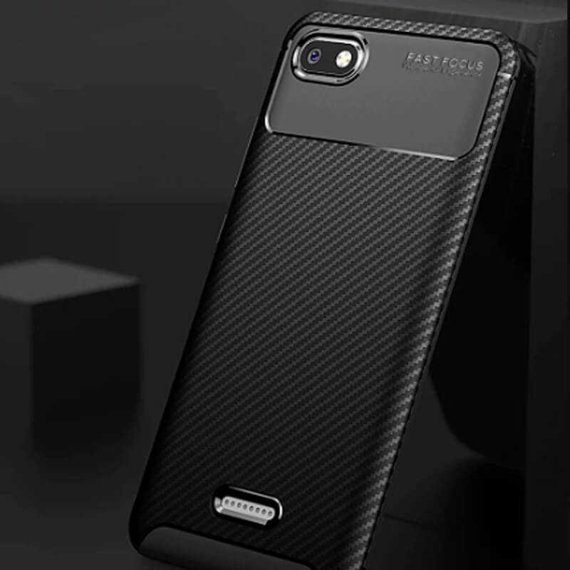 Xiaomi Redmi 6A Kılıf Zore Negro Silikon Kapak Lacivert