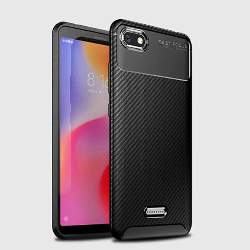 Xiaomi Redmi 6A Kılıf Zore Negro Silikon Kapak Lacivert