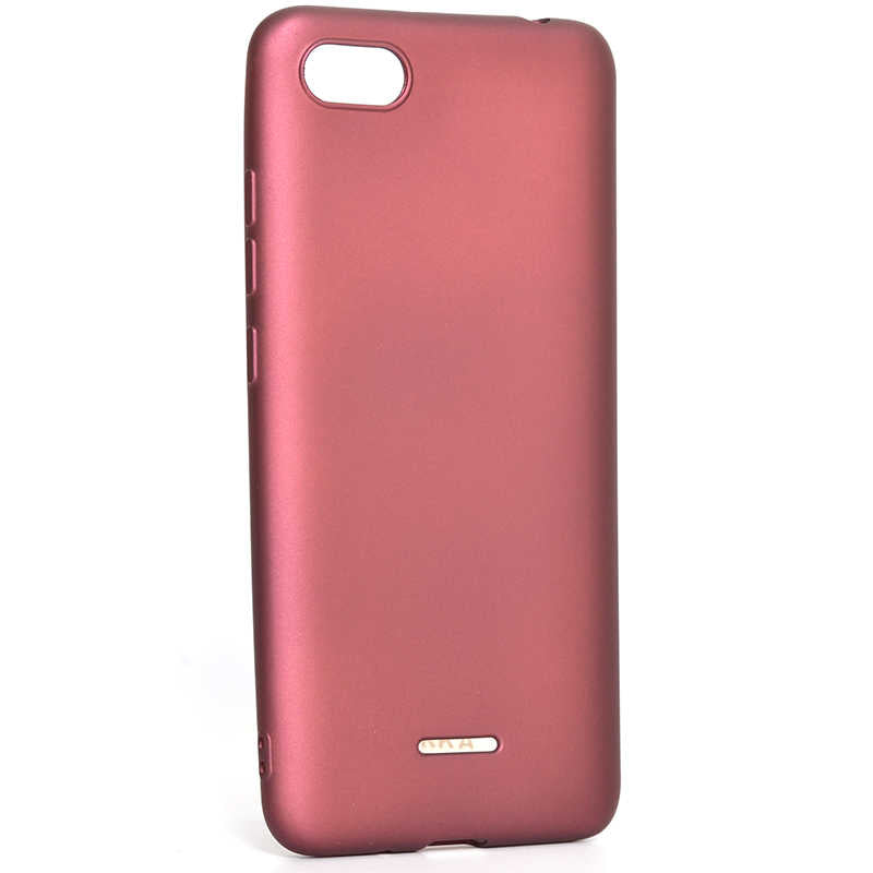 Xiaomi Redmi 6A Kılıf Zore Premier Silikon Kapak Mürdüm