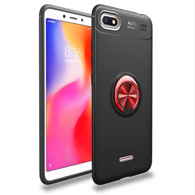 Xiaomi Redmi 6A Kılıf Zore Ravel Silikon Kapak Kırmızı