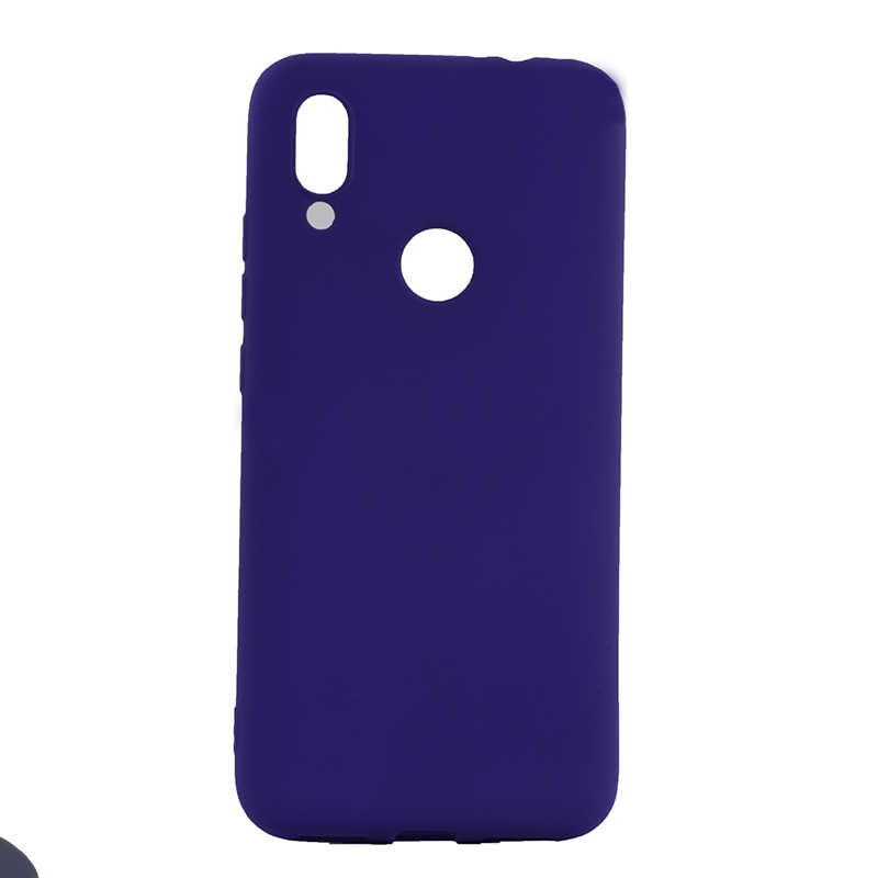 Xiaomi Redmi 7 Kılıf Zore Premier Silikon Kapak Mürdüm