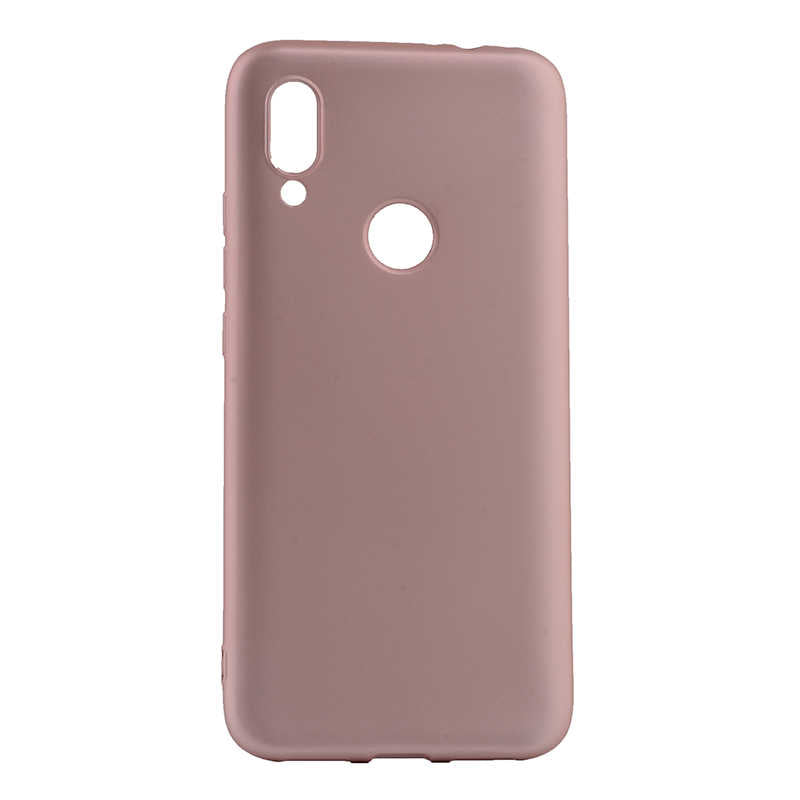 Xiaomi Redmi 7 Kılıf Zore Premier Silikon Kapak Rose Gold