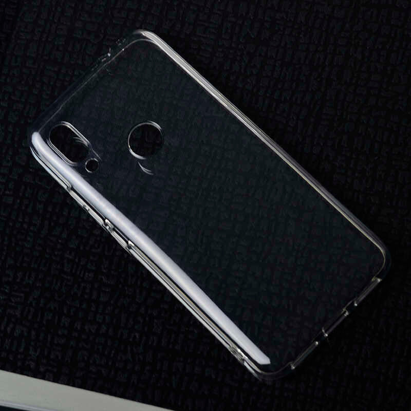 Xiaomi Redmi 7 Kılıf Zore Süper Silikon Kapak Renksiz