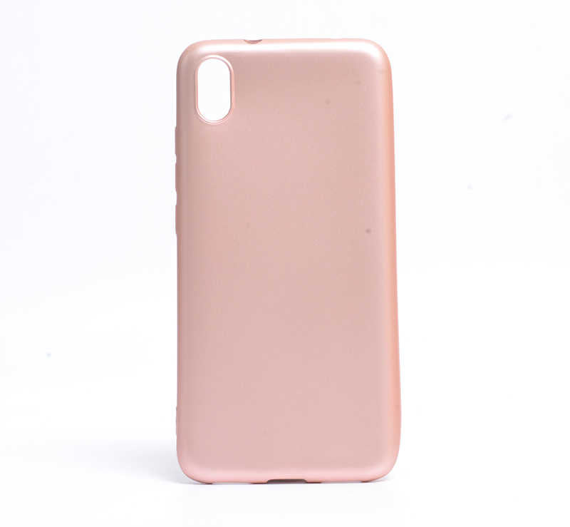 Xiaomi Redmi 7A Kılıf Zore Premier Silikon Kapak Rose Gold