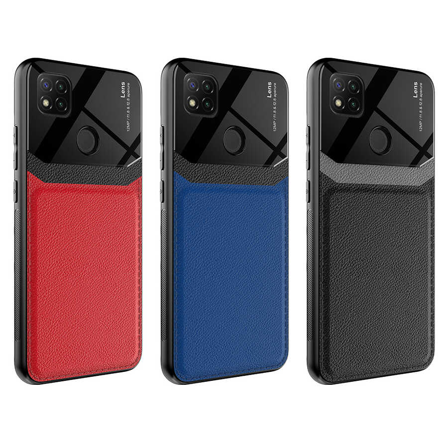 Xiaomi Redmi 9C Kılıf Zore Emiks Kapak Siyah