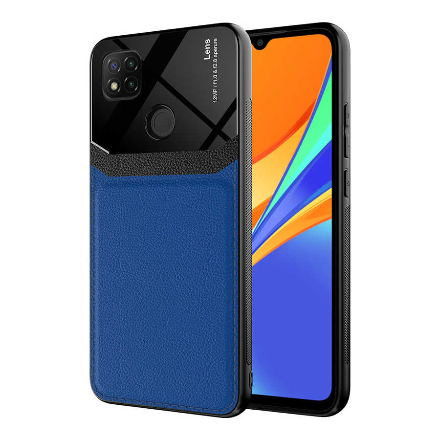 Xiaomi Redmi 9C Kılıf Zore Emiks Kapak Lacivert