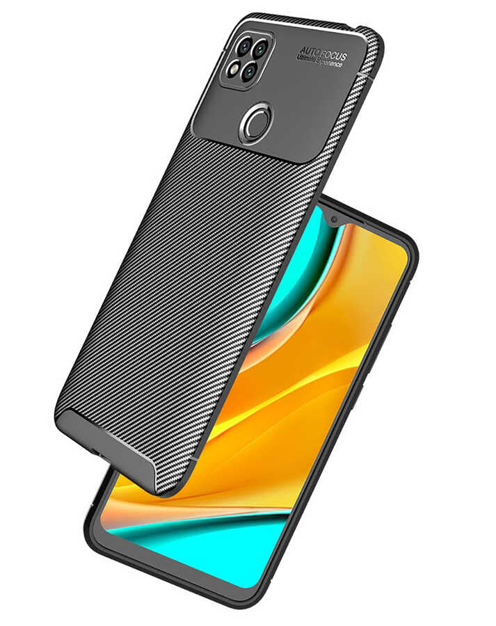 Xiaomi Redmi 9C Kılıf Zore Negro Silikon Kapak Lacivert