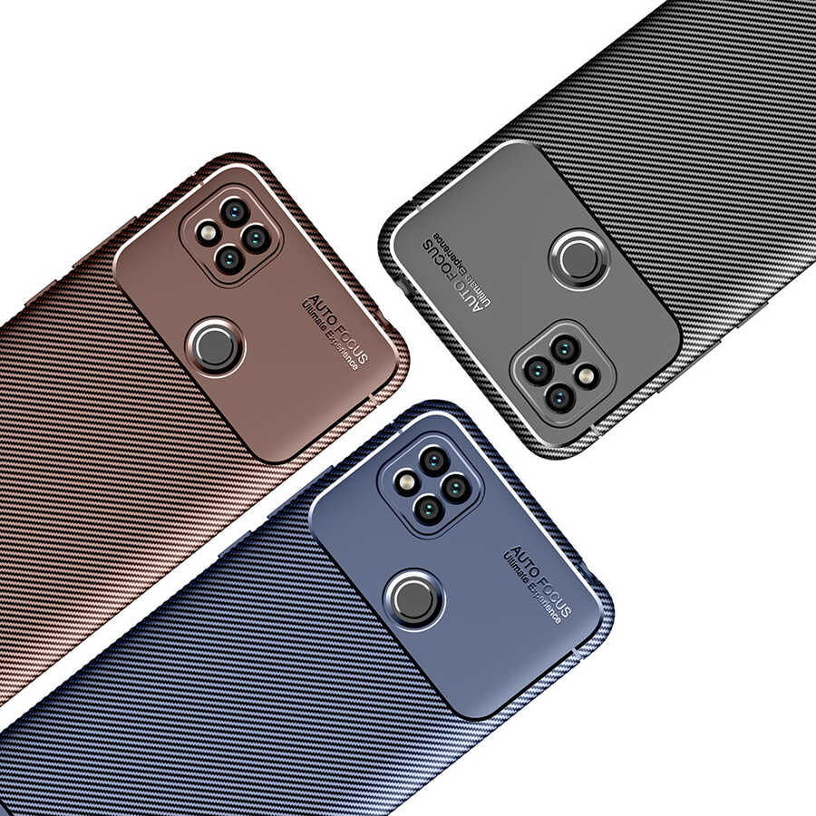 Xiaomi Redmi 9C Kılıf Zore Negro Silikon Kapak Lacivert