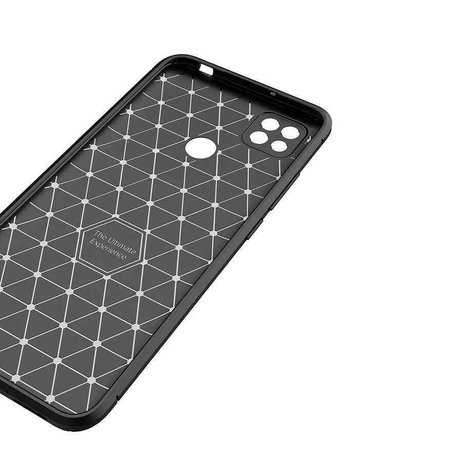Xiaomi Redmi 9C Kılıf Zore Negro Silikon Kapak Siyah