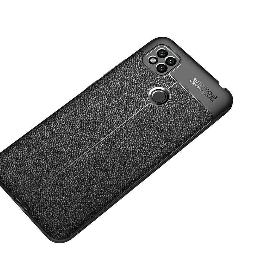 Xiaomi Redmi 9C Kılıf Zore Niss Silikon Kapak Siyah