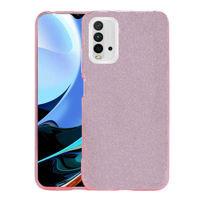 Xiaomi Redmi 9T Kılıf Zore Shining Silikon Pembe