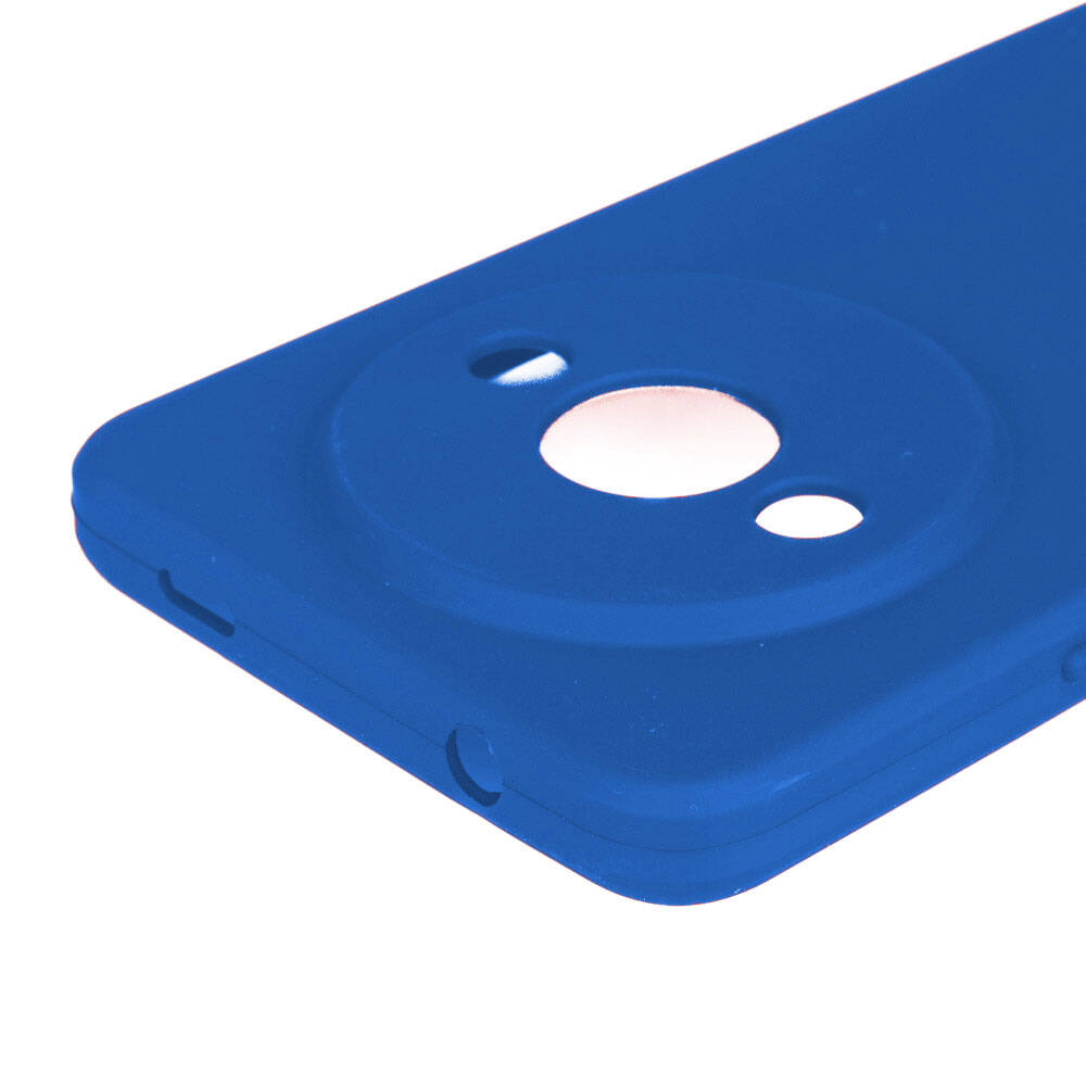 Xiaomi Redmi A3 4G 2024 Kılıf Zore Biye Silikon Lacivert