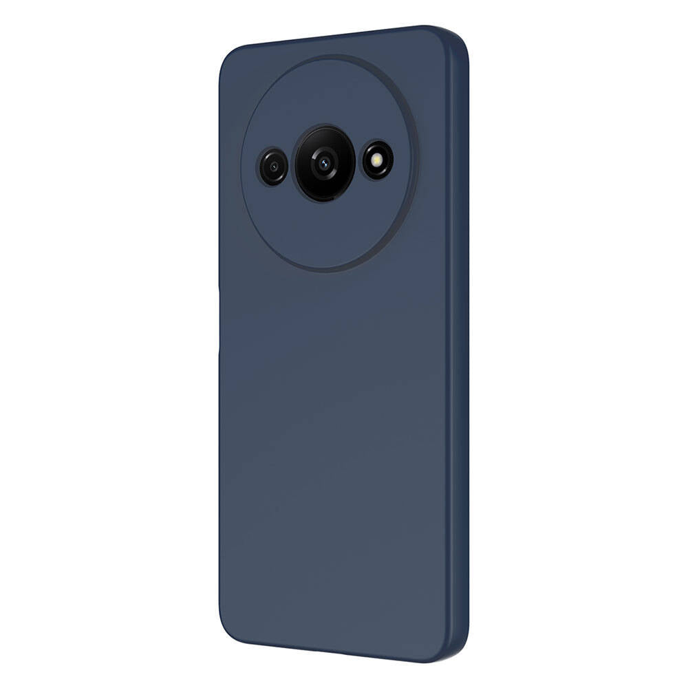 Xiaomi Redmi A3 4G 2024 Kılıf Zore Mara Lansman Kapak Lacivert