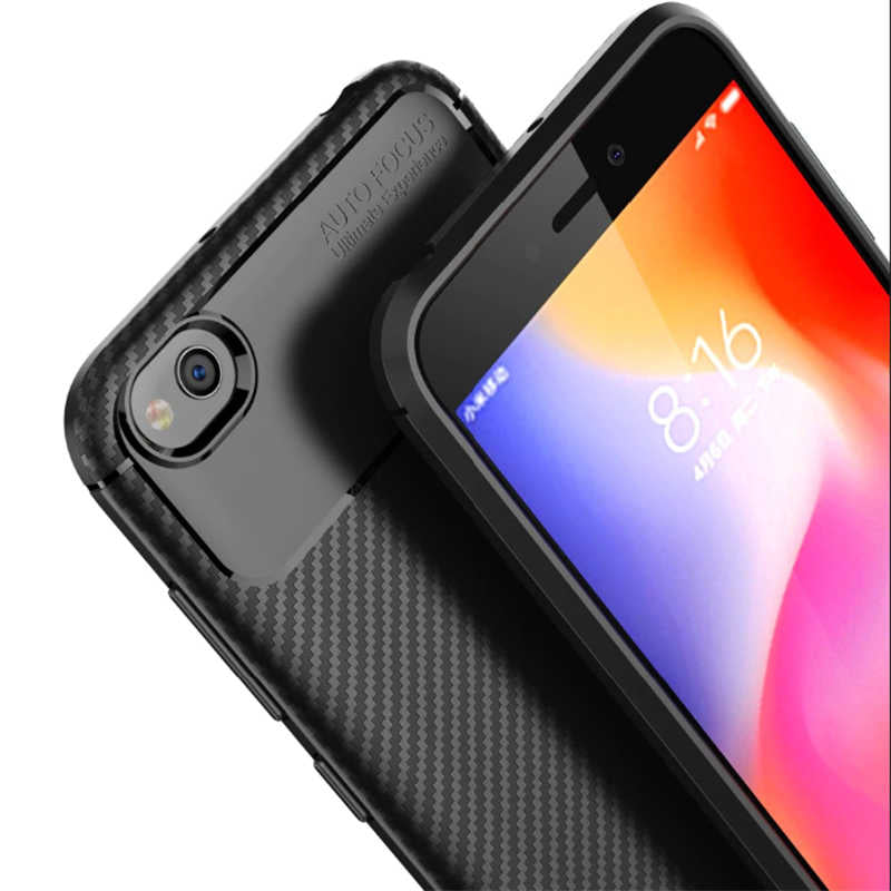 Xiaomi Redmi Go Kılıf Zore Negro Silikon Kapak Siyah