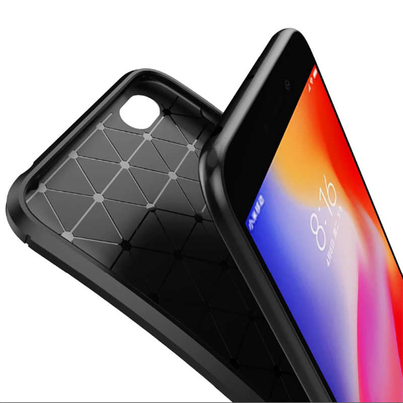 Xiaomi Redmi Go Kılıf Zore Negro Silikon Kapak Kahverengi