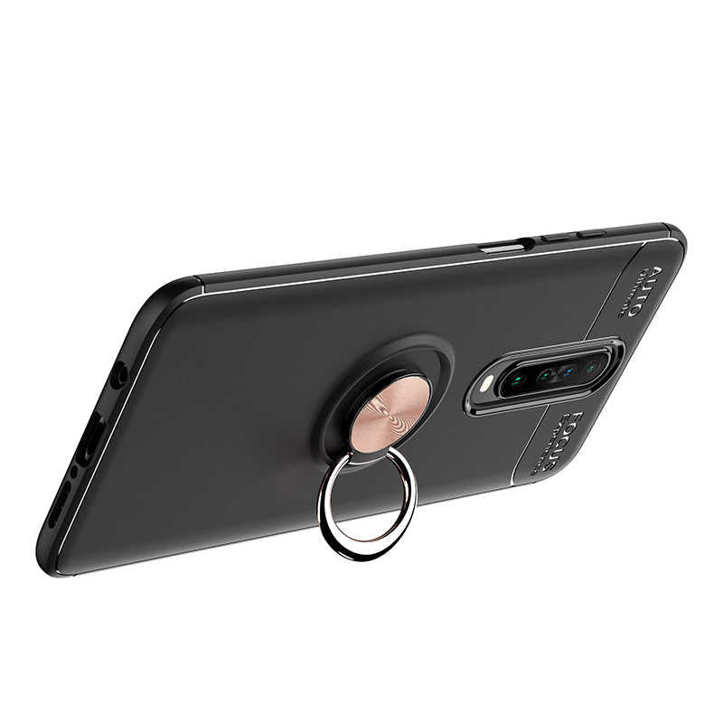 Xiaomi Redmi K30 Kılıf Zore Ravel Silikon Kapak Siyah
