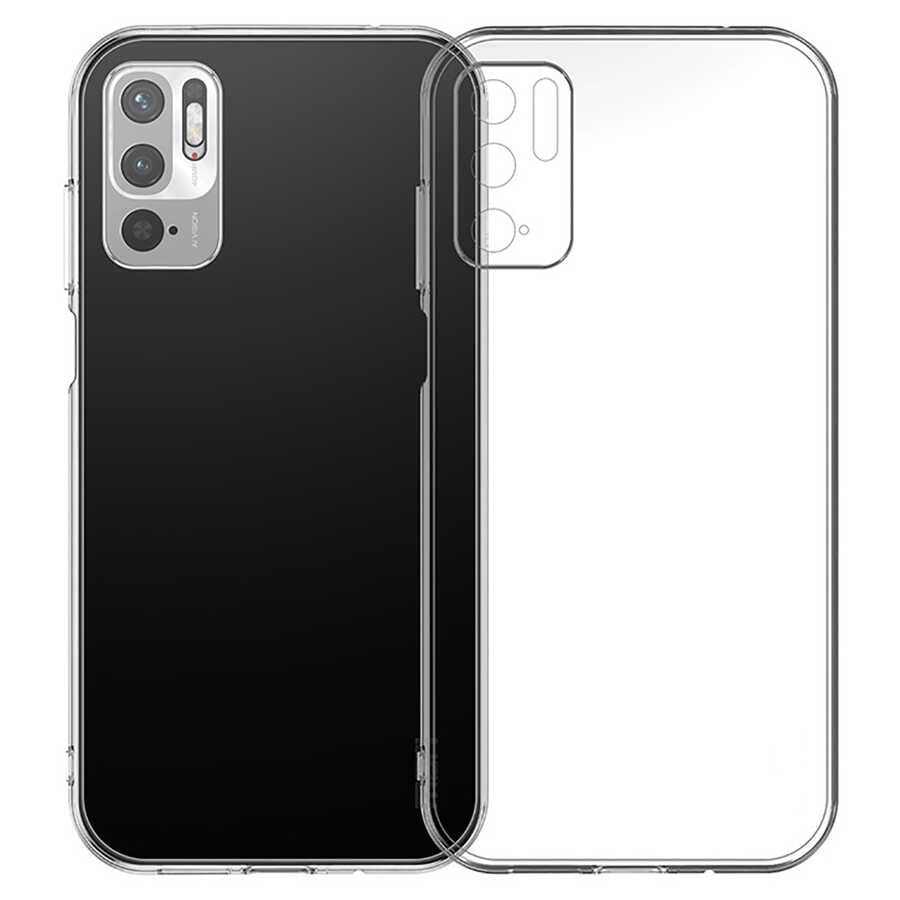 Xiaomi Redmi Note 10 5G Kılıf Zore Kamera Korumalı Süper Silikon Kapak Renksiz