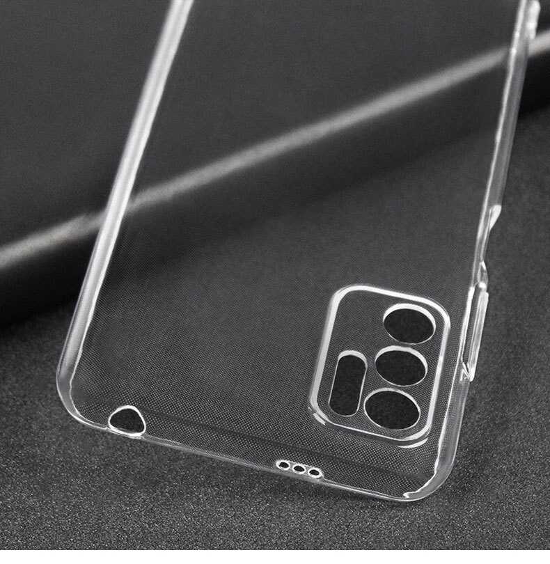 Xiaomi Redmi Note 10 5G Kılıf Zore Süper Silikon Kapak Renksiz