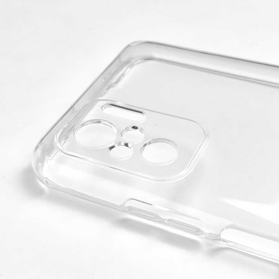 Xiaomi Redmi Note 10 Kılıf Zore Kamera Korumalı Süper Silikon Kapak Renksiz