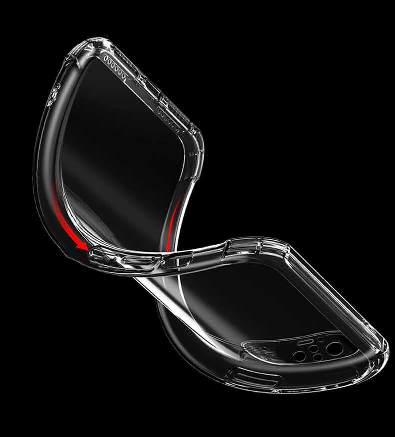 Xiaomi Redmi Note 10 Pro Kılıf Zore Kamera Korumalı Nitro Anti Shock Silikon Renksiz