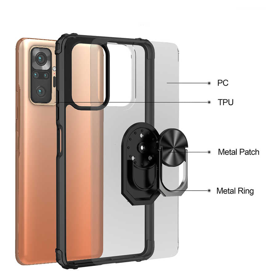 Xiaomi Redmi Note 10 Pro Kılıf Zore Mola Kapak Lacivert