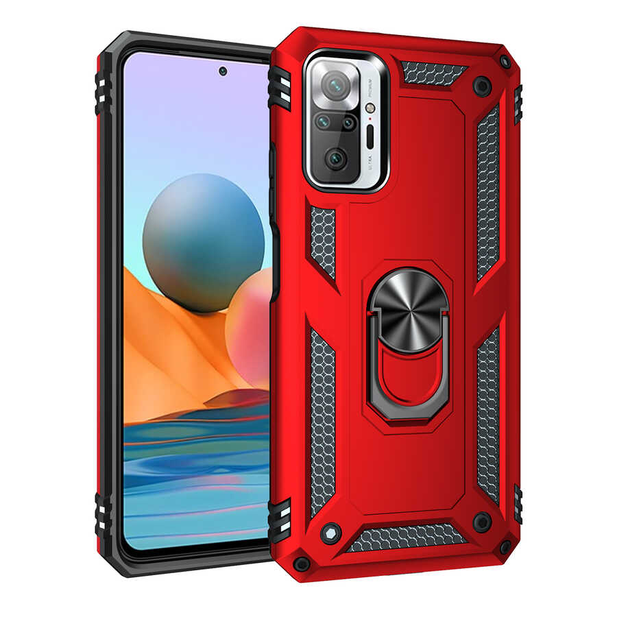 Xiaomi Redmi Note 10 Pro Kılıf Zore Vega Kapak Gold