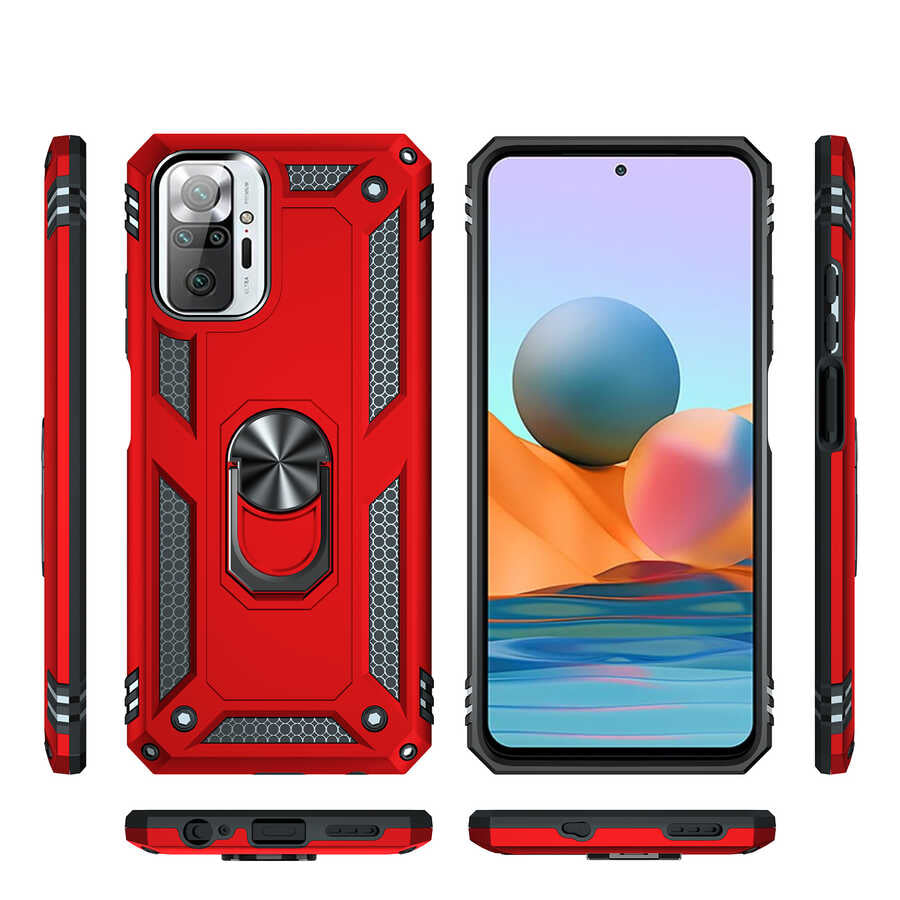 Xiaomi Redmi Note 10 Pro Kılıf Zore Vega Kapak Gold