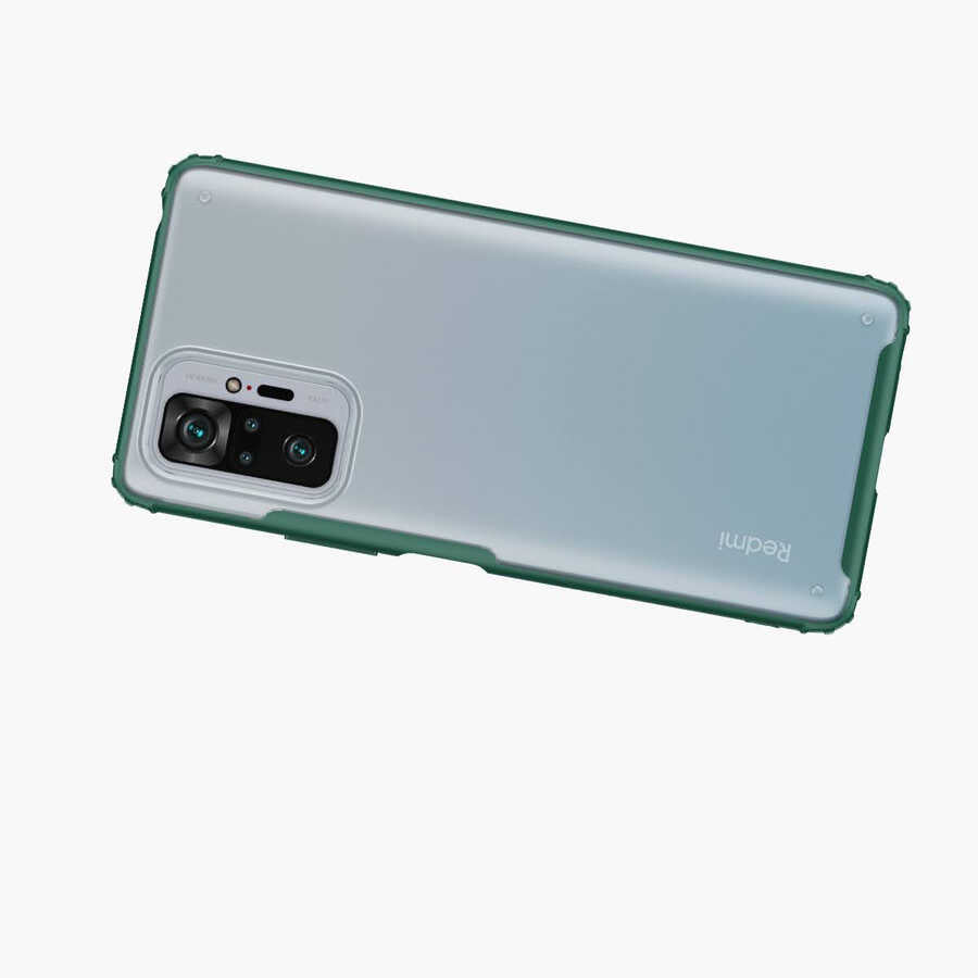 Xiaomi Redmi Note 10 Pro Kılıf Zore Volks Kapak Siyah