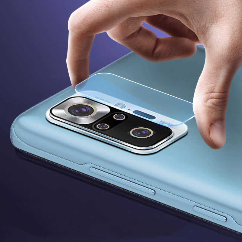 Xiaomi Redmi Note 10 Pro Zore Nano Kamera Koruyucu Renksiz