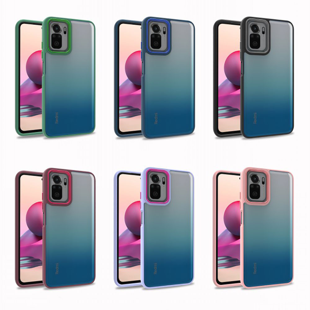 Xiaomi Redmi Note 10S Kılıf Zore Flora Kapak Yeşil