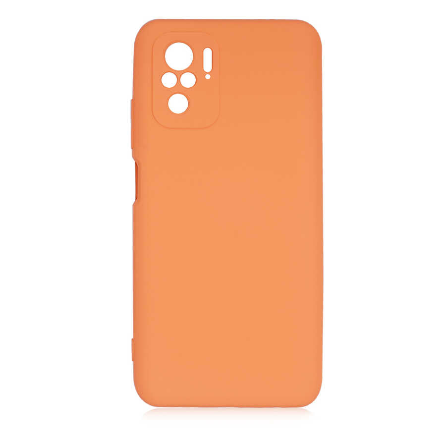 Xiaomi Redmi Note 10S Kılıf Zore Mara Lansman Kapak Turuncu