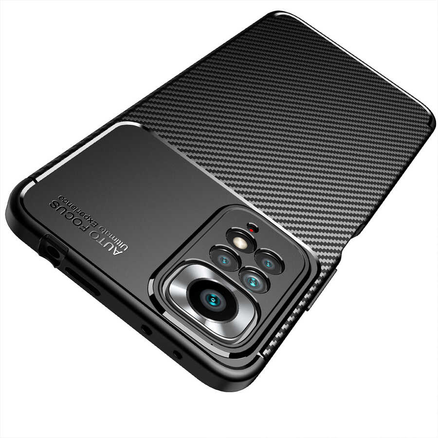 Xiaomi Redmi Note 11 Pro 5G Kılıf Zore Negro Silikon Kapak Siyah