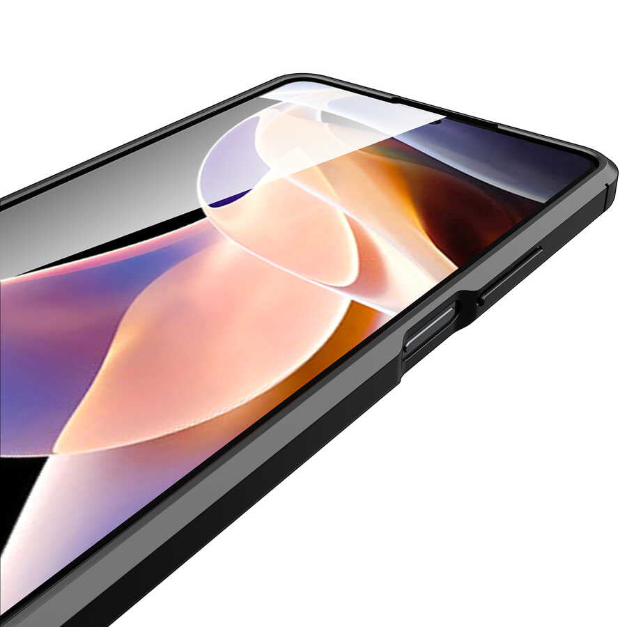 Xiaomi Redmi Note 11 Pro 5G Kılıf Zore Niss Silikon Kapak Siyah