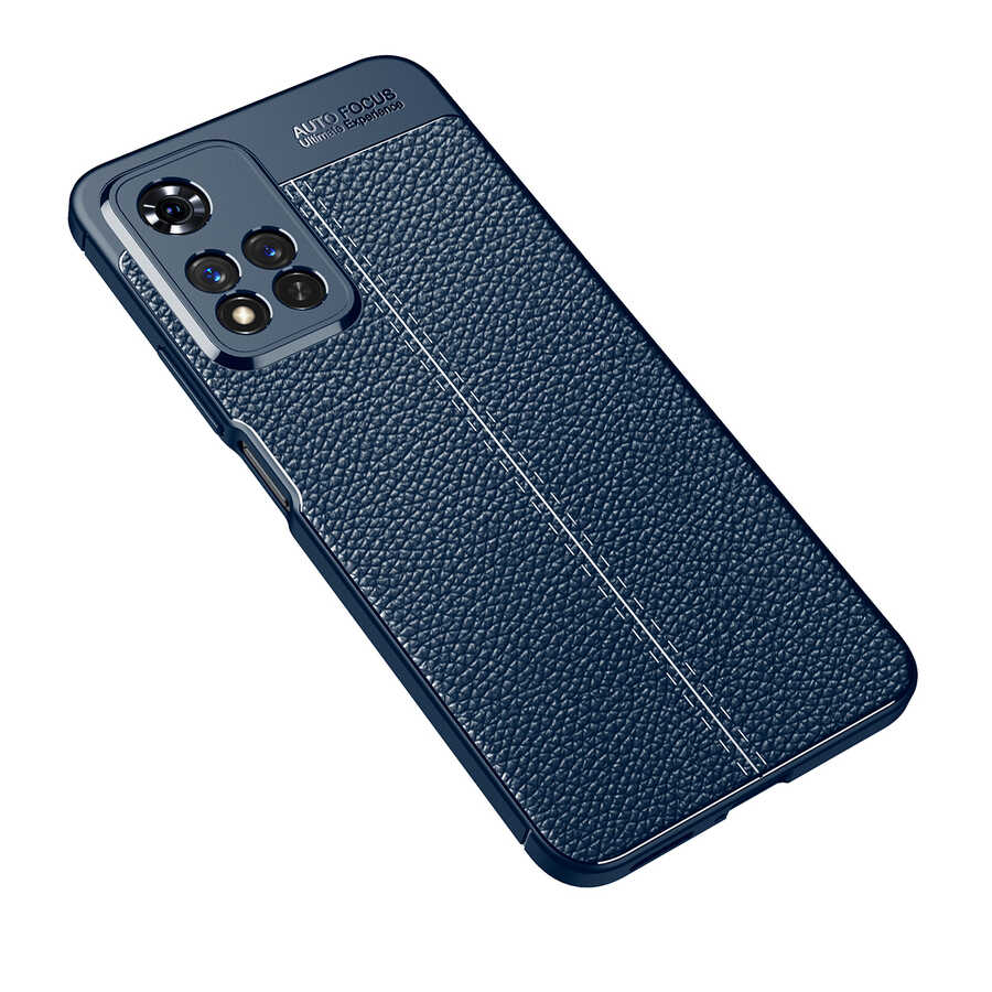 Xiaomi Redmi Note 11 Pro 5G Kılıf Zore Niss Silikon Kapak Lacivert
