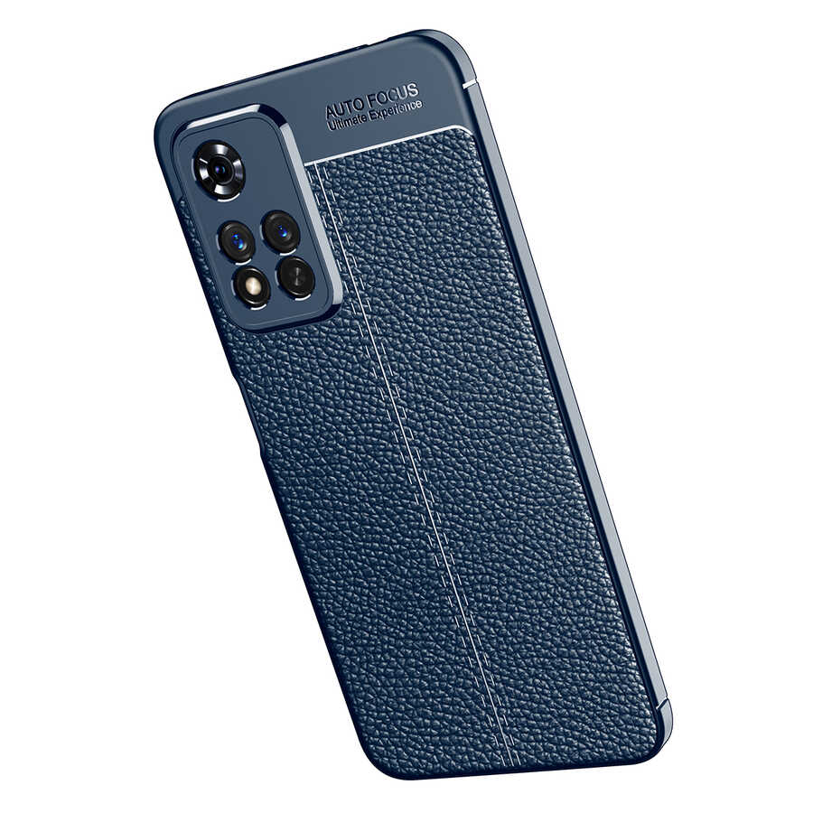 Xiaomi Redmi Note 11 Pro 5G Kılıf Zore Niss Silikon Kapak Lacivert
