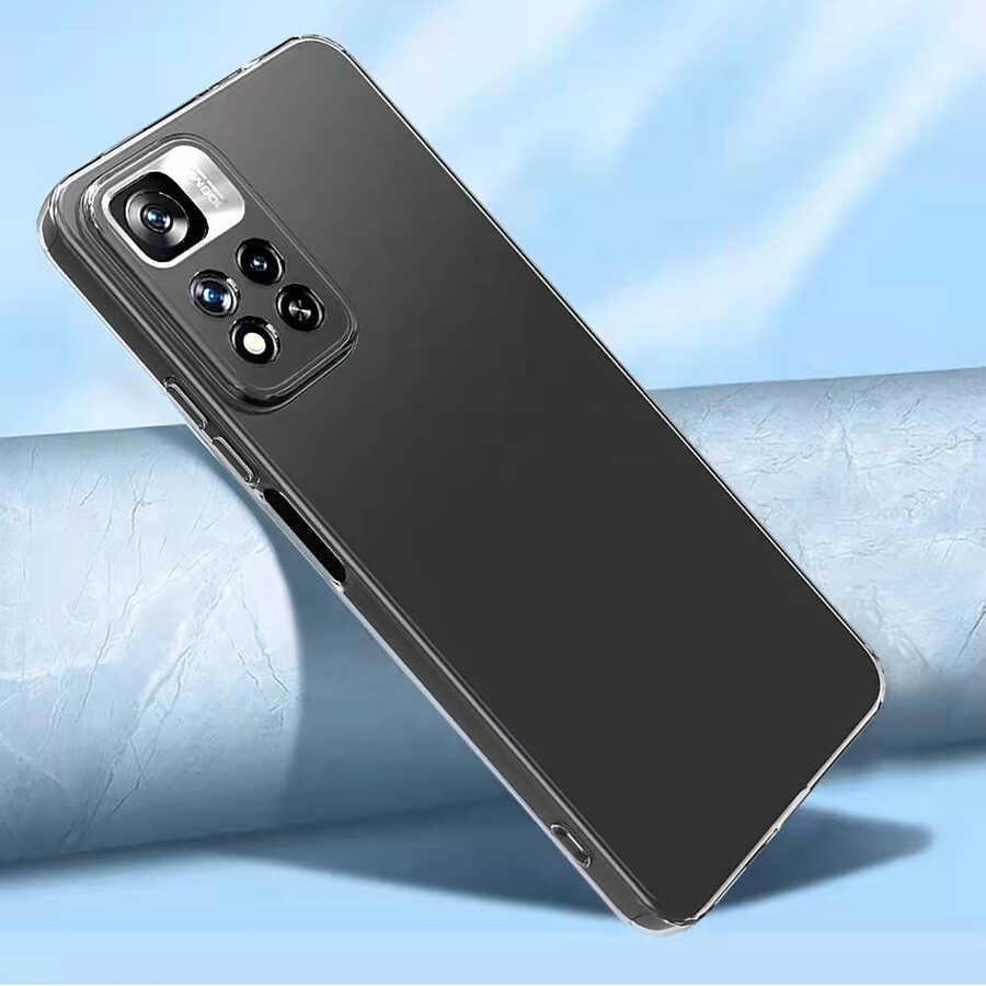 Xiaomi Redmi Note 11 Pro Plus 5G Kılıf Zore Kamera Korumalı Süper Silikon Kapak Renksiz