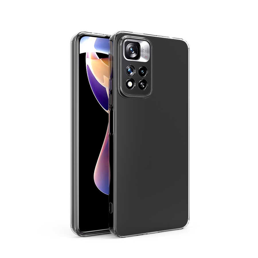 Xiaomi Redmi Note 11 Pro Plus 5G Kılıf Zore Kamera Korumalı Süper Silikon Kapak Renksiz
