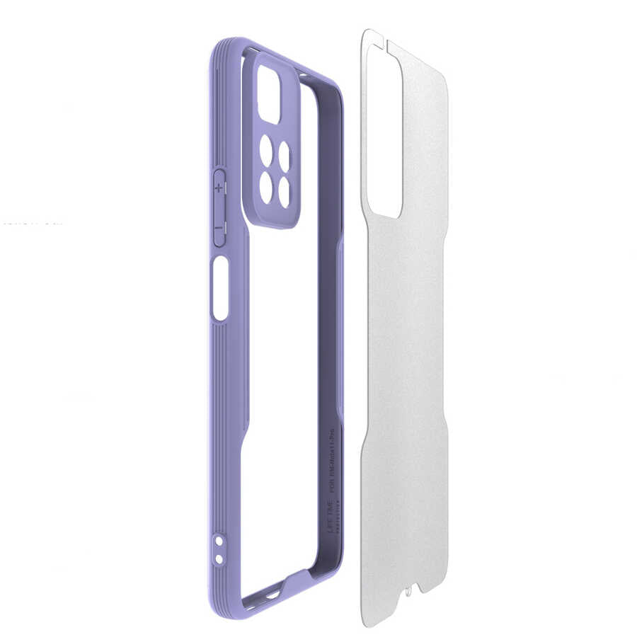Xiaomi Redmi Note 11 Pro Plus 5G Kılıf Zore Parfe Kapak Pembe