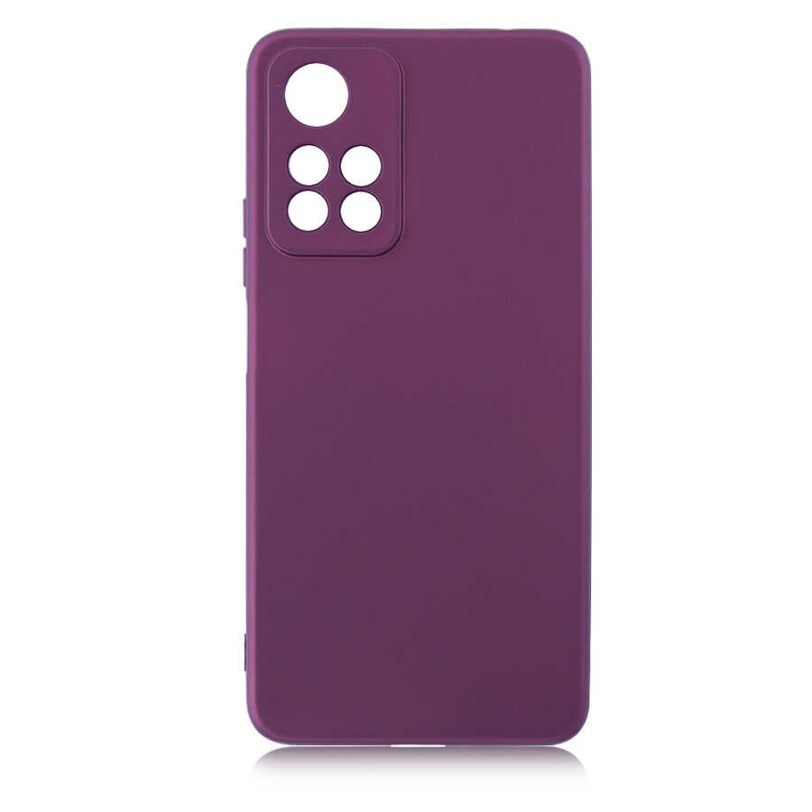 Xiaomi Redmi Note 11 Pro Plus 5G Kılıf Zore Premier Silikon Kapak Mürdüm