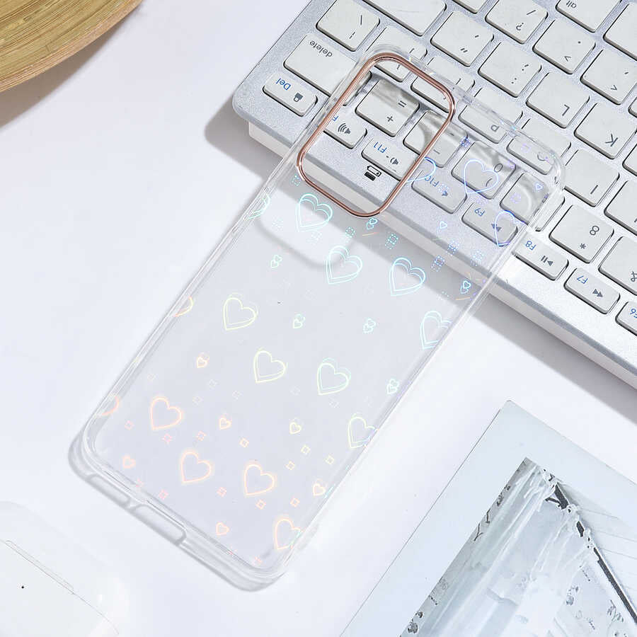 Xiaomi Redmi Note 11 Pro Plus 5G Kılıf Zore Sidney Desenli Sert Kapak Heart No1