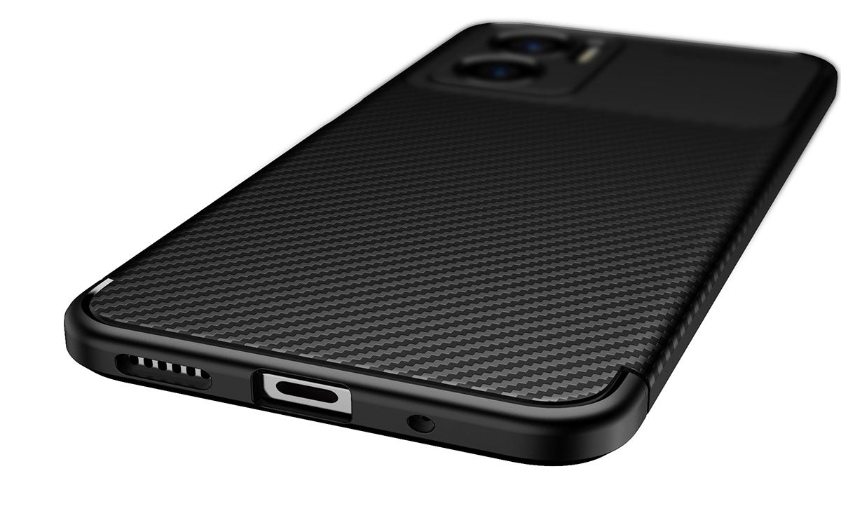 Xiaomi Redmi Note 11E Kılıf Zore Negro Silikon Kapak Lacivert