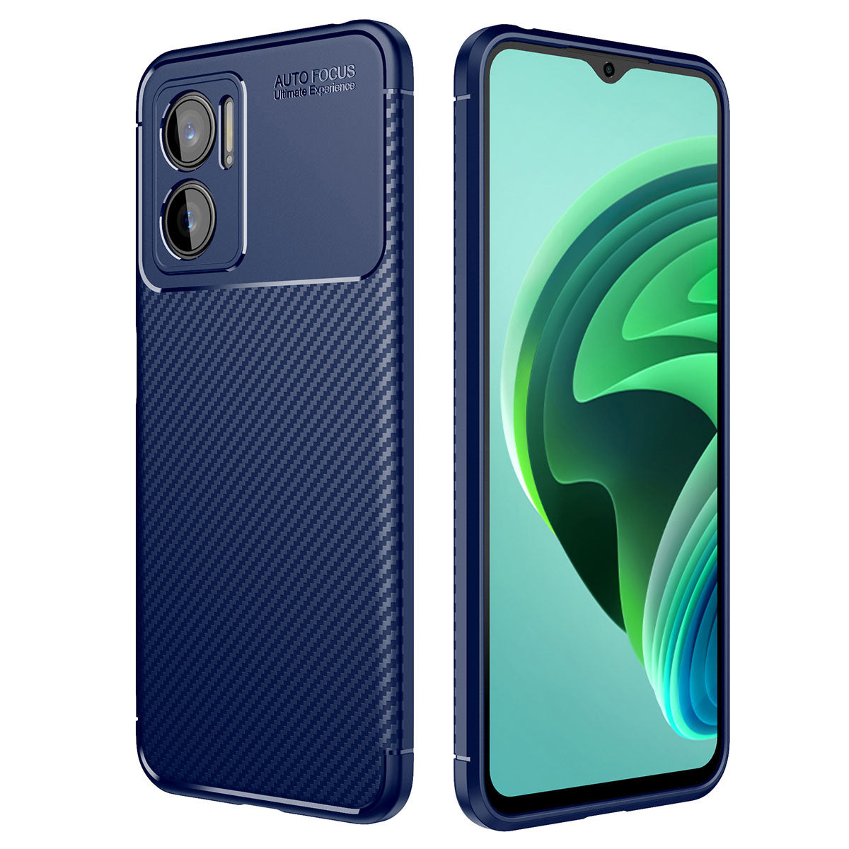 Xiaomi Redmi Note 11E Kılıf Zore Negro Silikon Kapak Lacivert