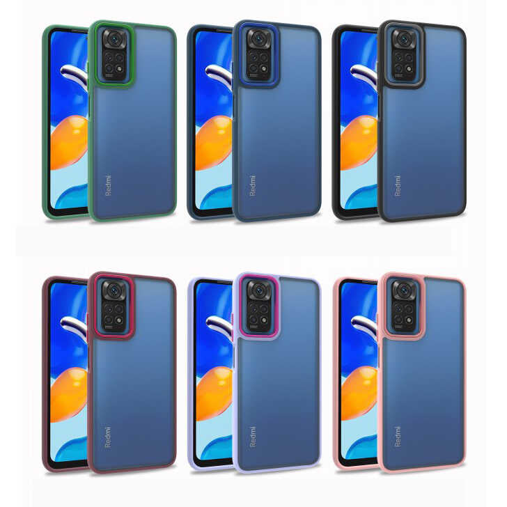 Xiaomi Redmi Note 11S Global Kılıf Zore Flora Kapak Yeşil