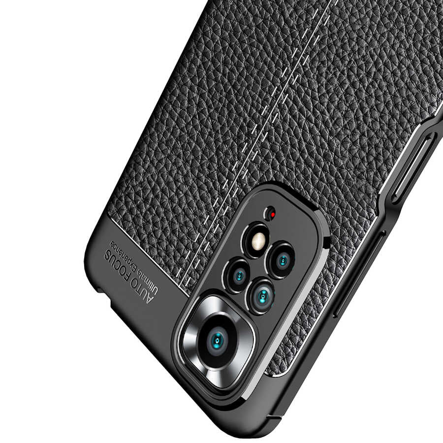 Xiaomi Redmi Note 11S Global Kılıf Zore Niss Silikon Kapak Siyah