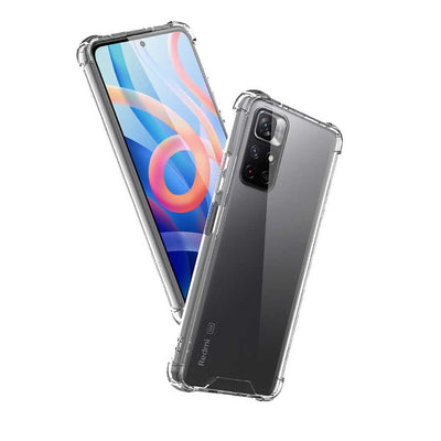Xiaomi Redmi Note 11T 5G Kılıf Zore Nitro Anti Shock Silikon Renksiz