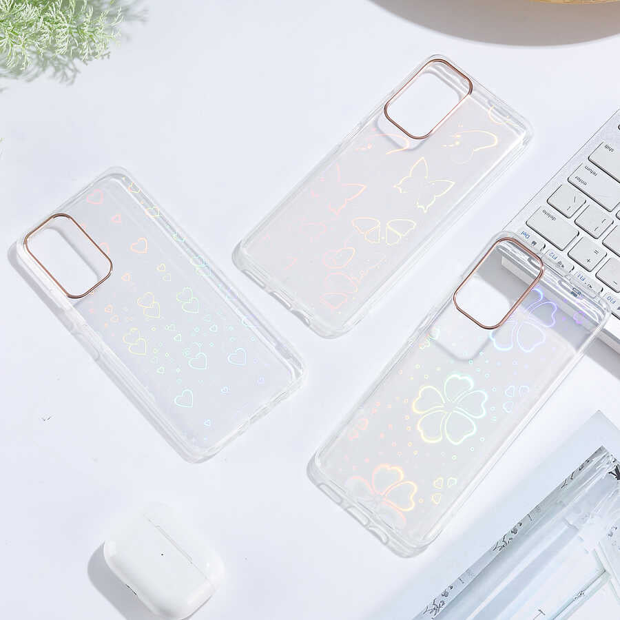 Xiaomi Redmi Note 11T 5G Kılıf Zore Sidney Desenli Sert Kapak Heart No1