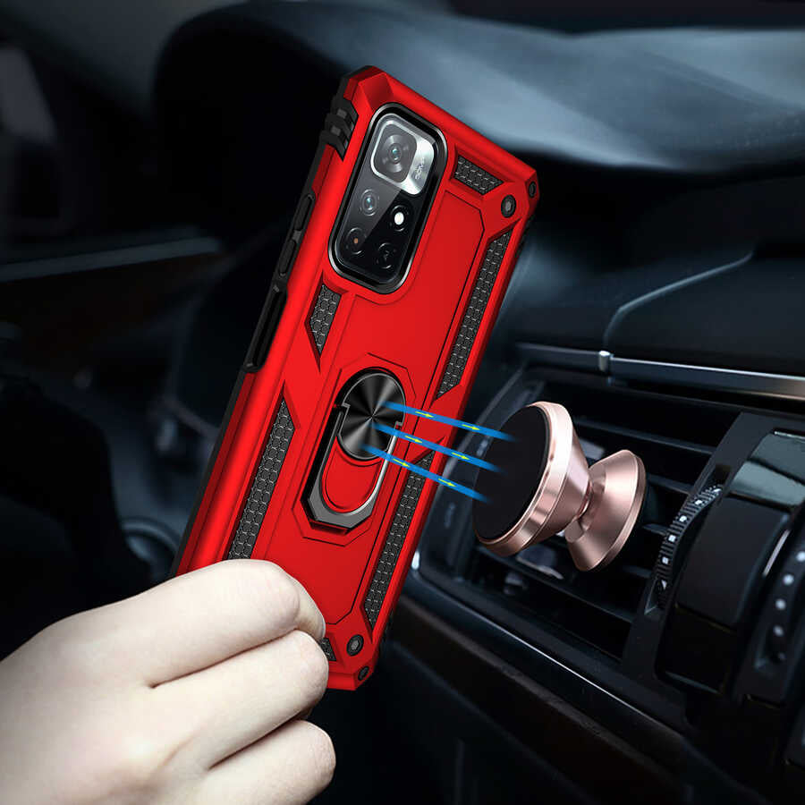 Xiaomi Redmi Note 11T 5G Kılıf Zore Vega Kapak Gold